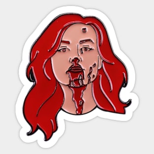 Becky Lynch Inferno Sticker